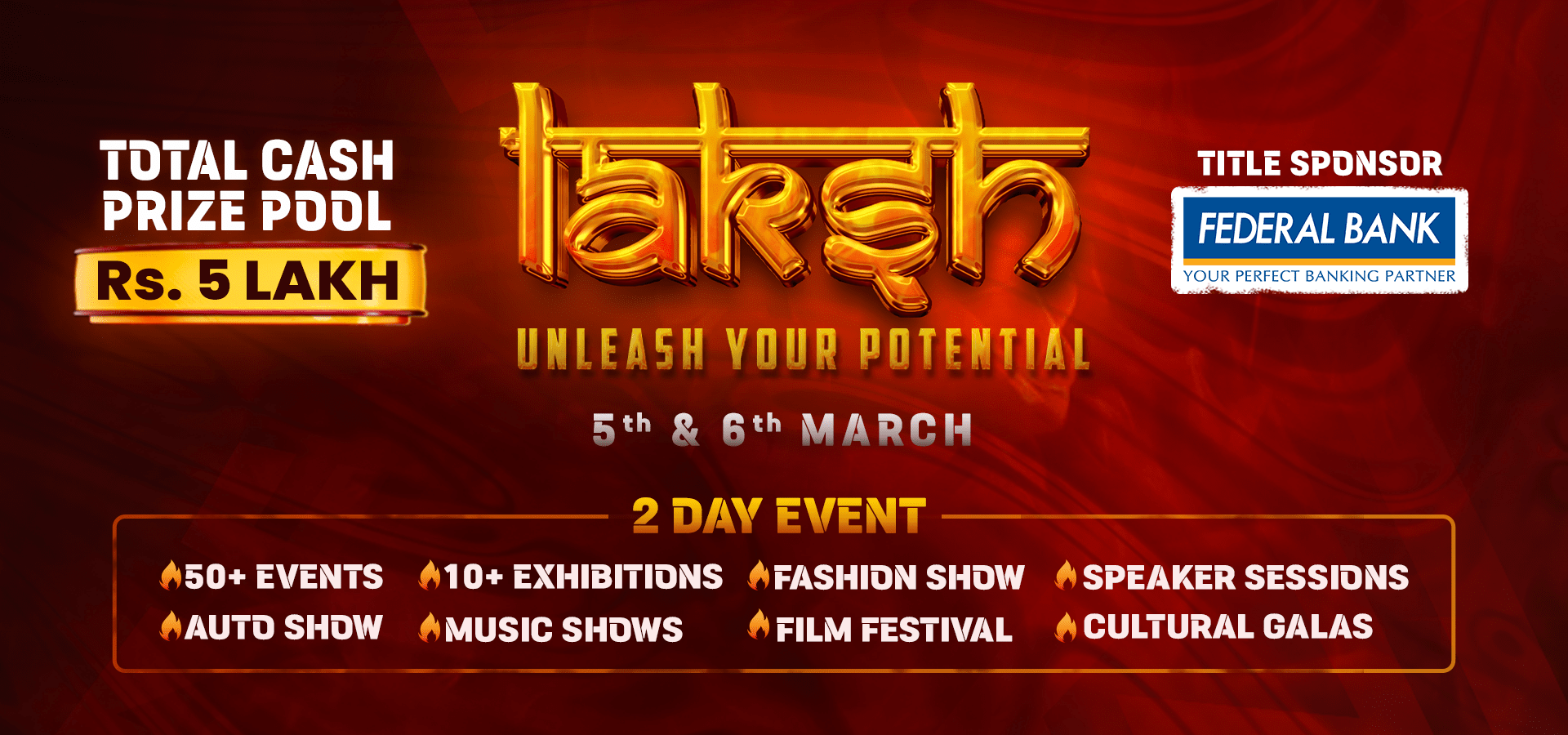 Laksh 2025 Nirmala Institutions Laksh Inter Collegiate Fest.